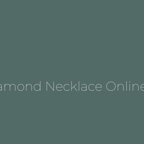 Classical Solitaire Diamond Necklace Online
